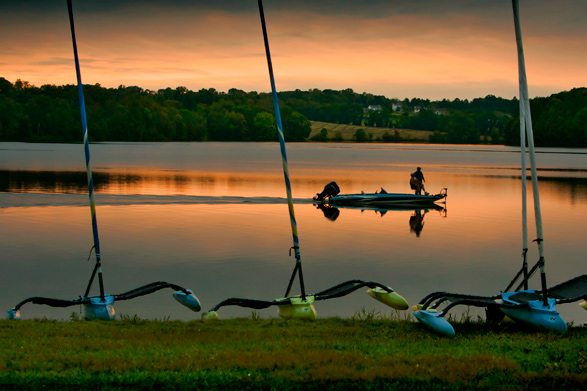 Dusk at Marsh Creek State Park